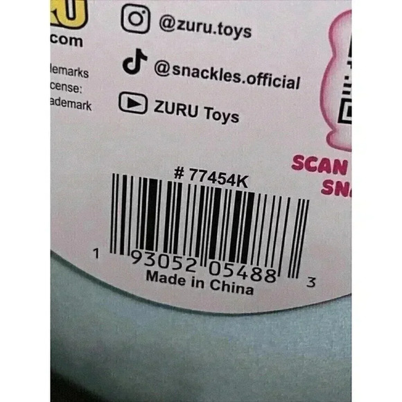 Snackles Mentos Super Soft Large 14 inch Plush by ZURU Brand New Hippo - Picture 4 of 7